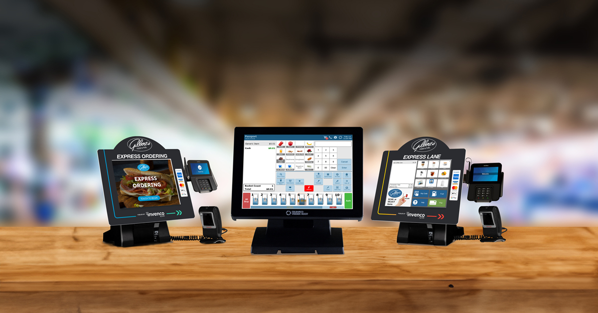 POS system displayed on multiple screens for businesses in Texas